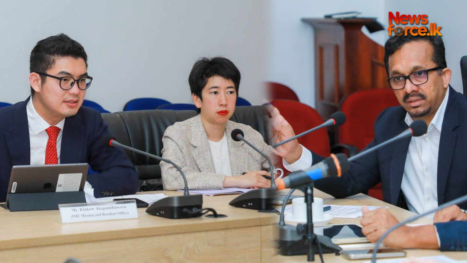 හඳුන්නෙත්ති IMF නියෝජිතයන් සමග සාකච්ඡාවක්