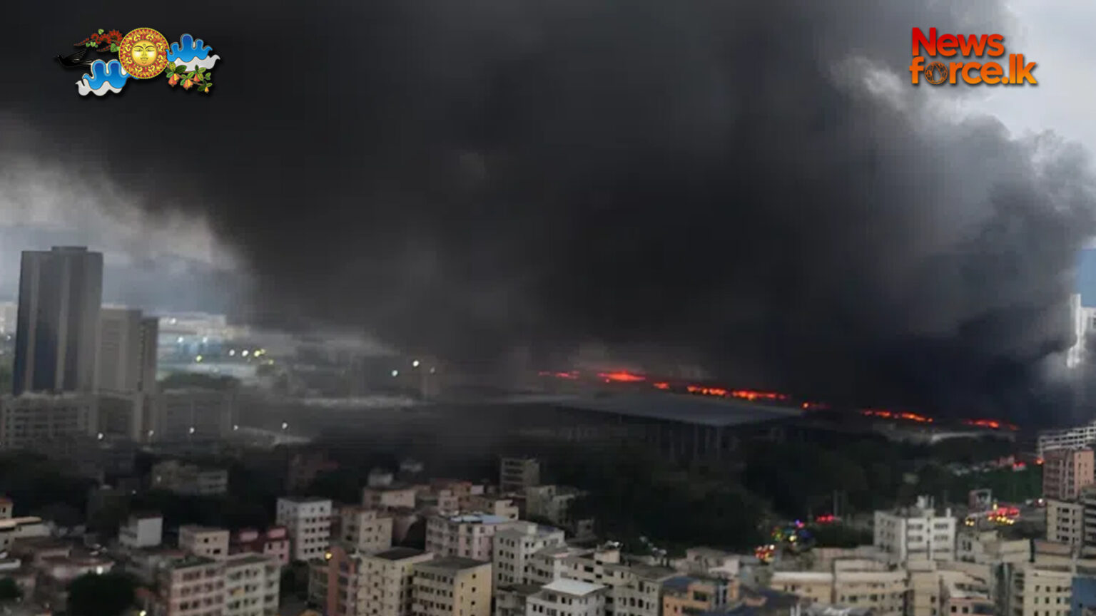 චීනයේ BYD සමාගමේ ප්රධාන කර්මාන්ත ශාලාවේ ගින්නක්.