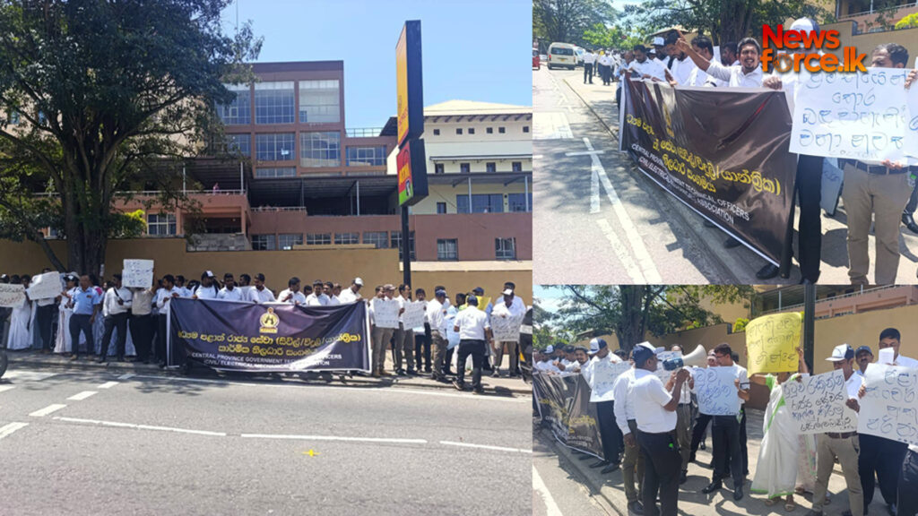 වෘත්තීය නිපුණතාවය නැති උසස් පෙළ සමතුන් මධ්යම පලාතේ කාර්මික නිලධාරී තනතුරට බඳවා ගැනීමට විරෝධය පා කාර්මික නිලධාරින් පලාත් සභාව වටලති..